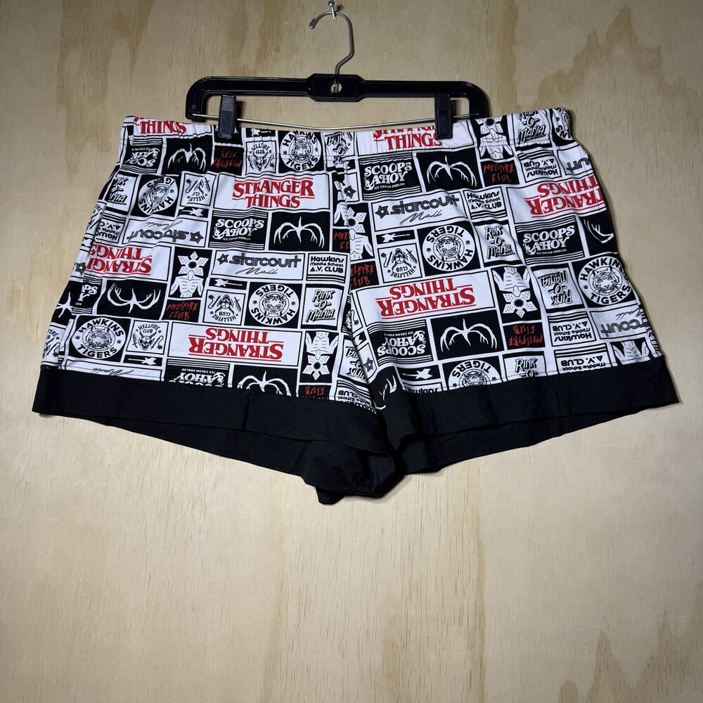 Stranger Things Sleep Shorts Women’s 2X 18W 20W‎ Lounge Pajama Netflix